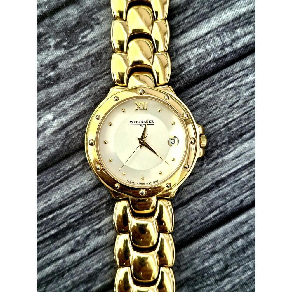 Rare Vintage Wittnauer Mens Swiss Watch Sapphire Crystal